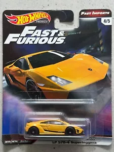 Hot Wheels Fast & Furious LAMBORGHINI GALLARDO LP570-4 SUPERLEGGERA Fast Imports - Picture 1 of 5