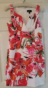 Ronni Nicole Sleeveless Womens Dress Size 10 Floral Multicolor Zip Up New - Picture 1 of 7