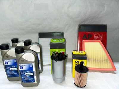 KIT TAGLIANDO VOLKSWAGEN POLO 9N SEAT IBIZA III 1.4 TDI 4L OLIO 5W30 + 4 FILTRI - Image 1 of 4