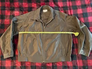 Vintage XL "Summers California" Polar NYLON Jacket Windbreaker Dark Brown - Picture 1 of 12