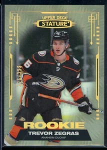 2021-22 Upper Deck Stature #101 Trevor Zegras RC 326/399 - Picture 1 of 2