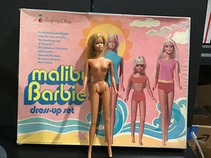 Vintage Malibu Barbie Colorforms Set With a Malibu Barbie Marked Japan - Picture 1 of 9