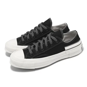 Zapatos informales unisex Converse Chuck 70 de tacón bajo negro blanco para hombre A11621C - Imagen 1 de 8
