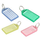  40 Pcs Colored Labels Luggage Tags for Suitcases Flip Clamshell Office