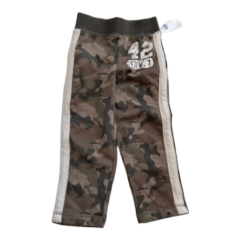 NWT Toddler Boys Arizona Jeans Playtime Favorites Camo Drawstring Pants - Sz 4T - Image 1 of 1