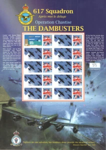 BC-151 2008 The Dambusters Operation Chastise Business Smilers Sheet - Picture 1 of 1