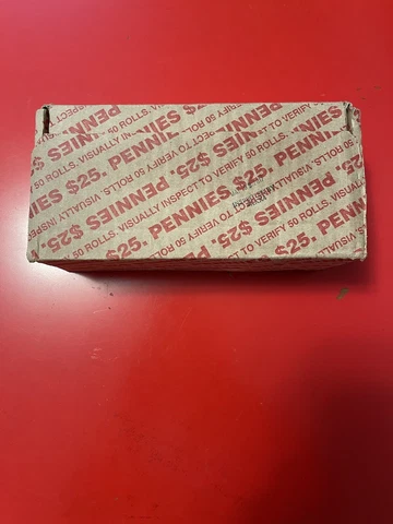 2017p Uncirculated 50 Roll Box Of Pennies Cover