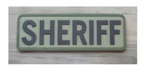 Moral Patch Milspec Affe MSM SHERIFF in MULTICAM hellbraunes Muster - 6"" x 2"" PVC - Bild 1 von 8