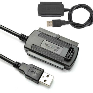 USB 2.0 To IDE SATA Adapter Converter Cable For 2.5 3.5 Inch Hard Drive HDB~jo