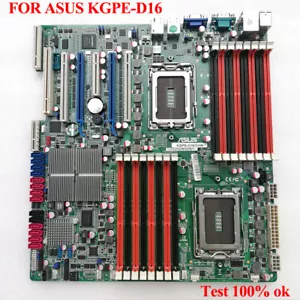 For ASUS KGPE-D16 AMD G34 Dual-Channel Opteron Server Motherboard 128GBTest ok - Picture 1 of 6