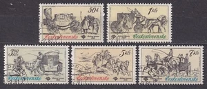 CZECHOSLOVAKIA 1981 SC#2343/47 USED set, WIPA`1981 Intl. Philatelic Exhibition - Imagen 1 de 1