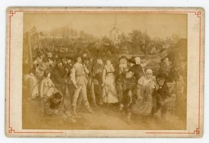 PHOTO CABINET Dreyfus à Anvers Antwerpen, scène d’après tableau - Picture 1 of 2