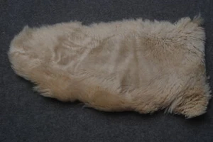 100% Natural Fur Ivory Sheep Skin Rug Luxury Throw Silky Warm Floor Carpet Mat37 - Imagen 1 de 3
