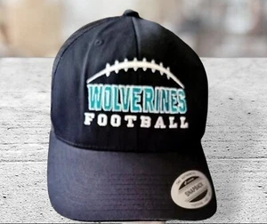 University Of Michigan Wolverines NCAA Football Snap Back Hat YUPOONG Cap - Picture 1 of 4