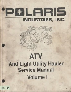 JL195 Polaris ATV And Light Utility Hauler Service Manual 1985-1995 PN 9912004 - Bild 1 von 1