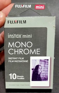 Fujifilm Instax Mini Instant Film Monochrome - 10 Sheets - Picture 1 of 3