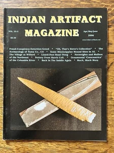 Indian Artifact Magazine Vol 25 No. 2 April - June 2006. Lizard Foot Bead Thing - Foto 1 di 6