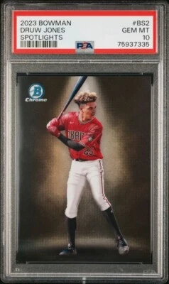 2023 Bowman Druw Jones Spotlights #BS2 - PSA 10 - Arizona Diamondbacks - Image 1 of 2