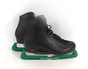 Pair of Women's Riedell Ice Skates Jackson in Black Size 10 DV US - Picture 1 of 16