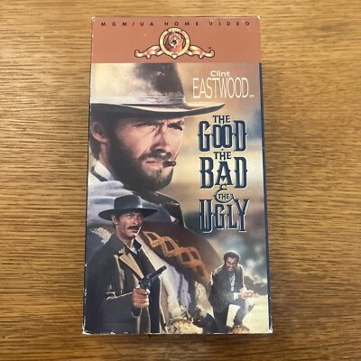 The Good The Bad And The Ugly VHS TAPE (1990,Clint Eastwood, Spaghetti, Western) - Image 1 of 4