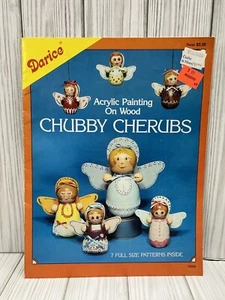 Darice Acrylic Painting On Wood Booklet Chubby Cherubs Projects - Picture 1 of 4