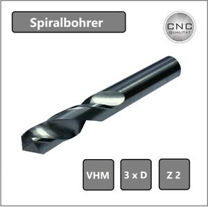 VHM Bohrer Hartmetall Spiralbohrer - Metallbohrer - verschiedene Größen