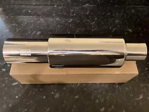 HKS Style Straight 3” Tip Polished Stainless Steel Exhaust 2.5" Inlet UK STOCK - Picture 1 of 3