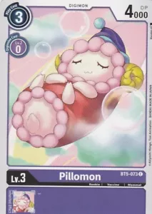 BANDAI DIGIMON CARD GAME - PILLOMON BT5-073 C - PURPLE - Picture 1 of 2