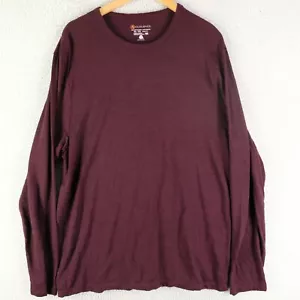 Cloudveil Shirt Mens Extra Large Purple Merino Wool Base Layer Hiking Outdoor - Picture 1 of 8
