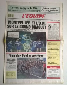 L'EQUIPE N°13.046 du 18/04/1988 - Van der Poel à son tour / Mort de José DOLHEM - Picture 1 of 6