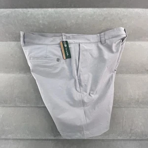 Travis Mathew Men 8" Bermuda Golf Shorts 40 Eco Collection Gray wicking stretch - Picture 1 of 4