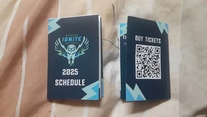 2025 Wausau Ignite (Northwoods League softball) official team pocket schedule - Picture 1 of 1