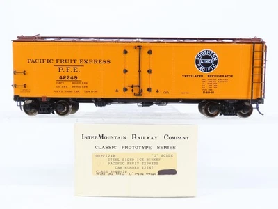 O Scale 2-Rail InterMountain ORPF1249 SP UP PFE Pacific Fruit Express Reefer  - Image 1 of 4