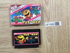 UF1982 Pac Man BOXED NES Famicom Japan