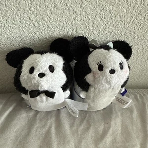 Disney Store Japan Original Minnie & Mickey Tsum Tsum 100 Platinum Celebration - Picture 1 of 5