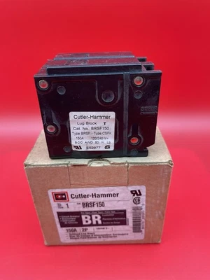 Centro de carga Cutler-Martillo BRSF150 150A 2P BR, bloque de terminales de subalimentación 120/240 V (nuevo en caja) Foto 1 de 4