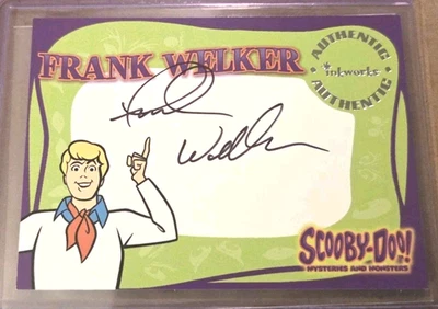 2003 Inkworks Scooby Doo Mysteries & Monsters Frank Welker A4 Autograph card Fre - Image 1 of 4