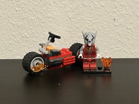 LEGO Legends of Chima 30265 Worriz' Fire Bike 100% Complete!