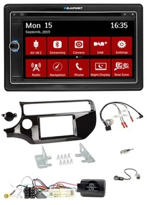 Blaupunkt Bluetooth DAB 2DIN USB DVD Lenkrad Autoradio für Kia Rio UB 2017-2023 - Bild 1 von 12