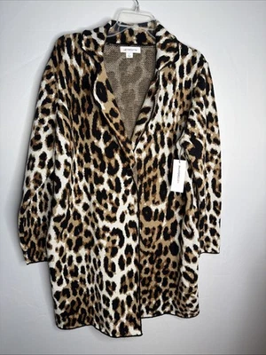 Nuevo con etiquetas Suéter/Abrigo Pesado Manga Larga Grande Liz Claiborne Para Mujer con Bolsillos Foto 1 de 4