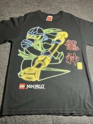 Vintage Lego Ninjago Glow Outline Youth T-Shirt Size M - Image 1 of 4
