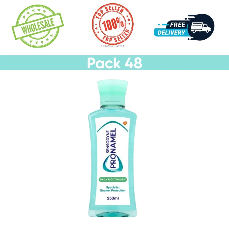 Enjuague bucal Sensodyne Pronamel 250 ml x48 | Cuidado del esmalte | Stock al por mayor Foto 1 de 4