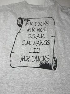 T-shirt grigia vintage anni 90 MR Ducks Lee vintage 1994 taglia XXL - Foto 1 di 7