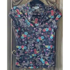 Top de autoestima para mujer's estilo 4948570X mangas cuello en V talla mediana - Imagen 1 de 8