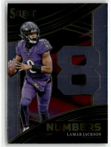 Números selectos Lamar Jackson 2023 Panini Select #NMB-LJA - Imagen 1 de 2