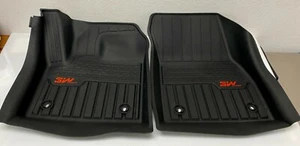 Black 3W Floor Liners Land Rover Range Rover Evoque 2020-2021 Front & Back Row - Picture 1 of 10