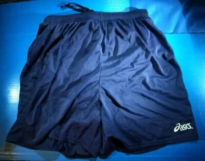 ASICS Vintage Sports Shorts 100% Nylon with Brief Liner MEN'S MEDIUM - Picture 1 of 3
