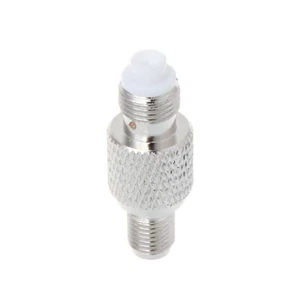 Silver SMA Female To FME Female Plug RF Straight RF Coaxial Adapter Connector - Picture 1 of 8