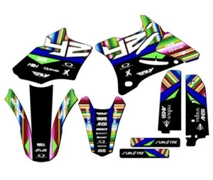 2002-2014 YZ 85 SERAPE Black Senge Graphics Kit Compatible with Yamaha - Picture 1 of 10