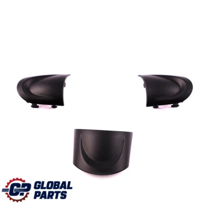 Mini Cooper R55 R56 Drei Speichen Sport Lenkrad Abdeckung Schwarz Zierleisten - Bild 1 von 4
